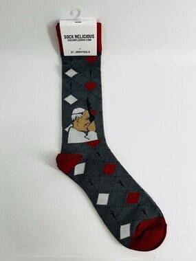 NEW Sock Religious Catholic St. John Paul II Socks M’s 5-11 / W’s 7-12 Gift NWT
